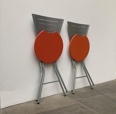 Postmodern Folding Chairs by Rutger Andersson, Set of 2-UAH-1015717