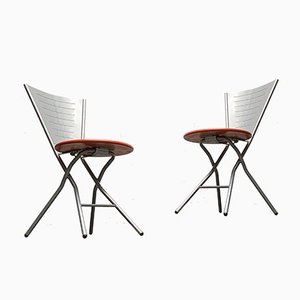 Postmodern Folding Chairs by Rutger Andersson, Set of 2-UAH-1015717