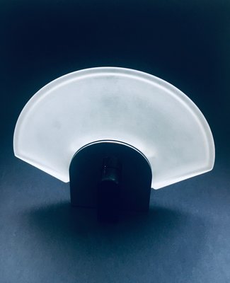 Postmodern Frosted Glass Sconce Wall Lamp from Metalarte, Spain, 1980s-RQV-1395960