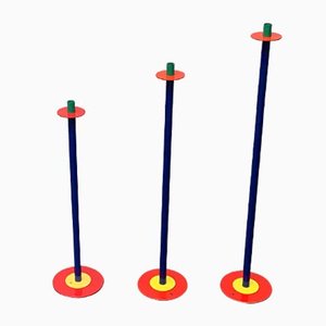 Postmodern German Candleholders from SKS, West Germany, Set of 3-UAH-920009