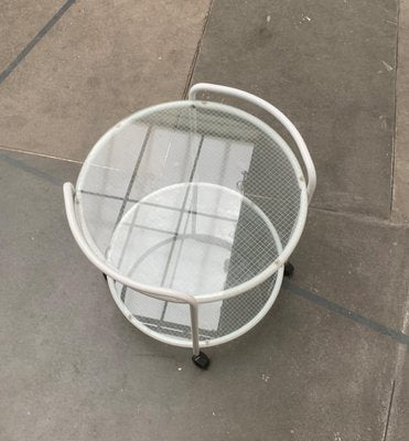 Postmodern Glass Service Trolley or Side Table-UAH-1128533