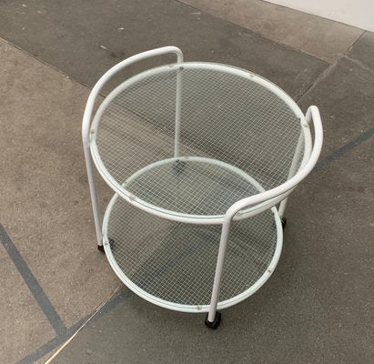 Postmodern Glass Service Trolley or Side Table-UAH-1128533