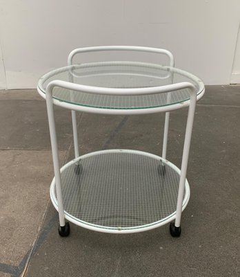 Postmodern Glass Service Trolley or Side Table-UAH-1128533