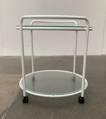 Postmodern Glass Service Trolley or Side Table-UAH-1128533