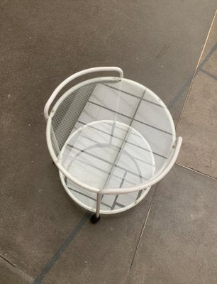 Postmodern Glass Service Trolley or Side Table-UAH-1128533