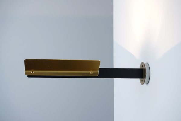 Postmodern Gold Model 1065 Sconce by Disderot Pierre for Disderot, 1981-WCH-845527