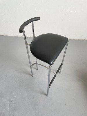 Postmodern Italian Black Tokyo Stool by Rodney Kinsman for Bieffeplast, 1985-EHE-1349579