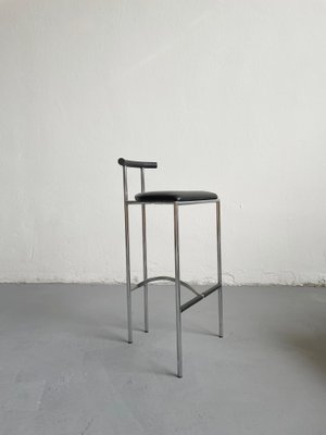 Postmodern Italian Black Tokyo Stool by Rodney Kinsman for Bieffeplast, 1985-EHE-1349579