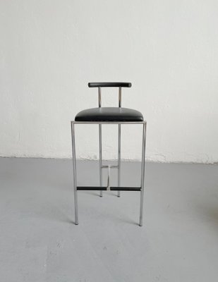 Postmodern Italian Black Tokyo Stool by Rodney Kinsman for Bieffeplast, 1985-EHE-1349579