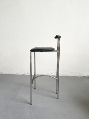 Postmodern Italian Black Tokyo Stool by Rodney Kinsman for Bieffeplast, 1985-EHE-1349579