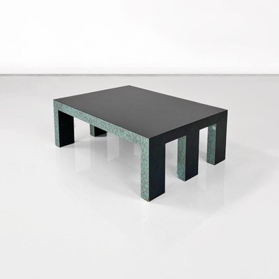 Postmodern Italian Coffee Table in Black Wood, 1980s-GDD-1796143