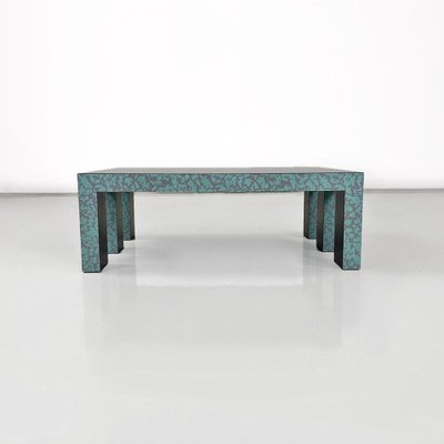 Postmodern Italian Coffee Table in Black Wood, 1980s-GDD-1796143