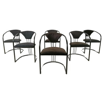 Postmodern Italian Dining Chairs, 1980s, Set of 6-IRH-1806559