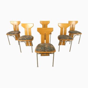 Postmodern Italian Dining Chairs, 1980s, Set of 6-IRH-1776641