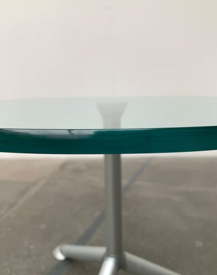 Postmodern Italian Help Series Side Table in Glass by Paolo Bistacchi for Albed, Milano-UAH-1176829