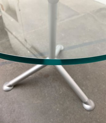 Postmodern Italian Help Series Side Table in Glass by Paolo Bistacchi for Albed, Milano-UAH-1176829