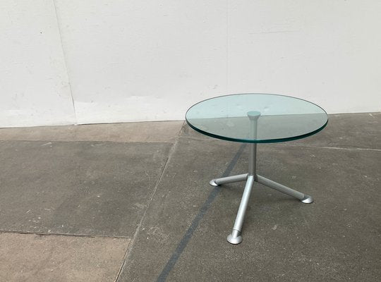 Postmodern Italian Help Series Side Table in Glass by Paolo Bistacchi for Albed, Milano-UAH-1176829