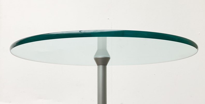 Postmodern Italian Help Series Side Table in Glass by Paolo Bistacchi for Albed, Milano-UAH-1176829