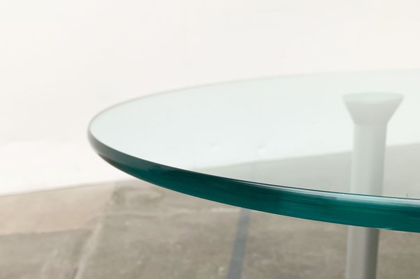 Postmodern Italian Help Series Side Table in Glass by Paolo Bistacchi for Albed, Milano-UAH-1176829