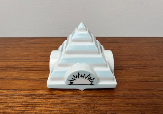 Postmodern Limited Edition Philip Morris Porcelain Stacking Ashtray Pyramide Tip Lid by Frank Stella for Rosenthal, 2000s-UAH-1749988