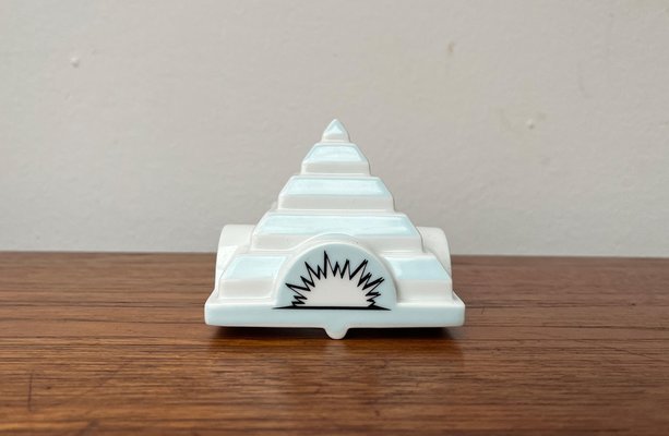 Postmodern Limited Edition Philip Morris Porcelain Stacking Ashtray Pyramide Tip Lid by Frank Stella for Rosenthal, 2000s-UAH-1749988