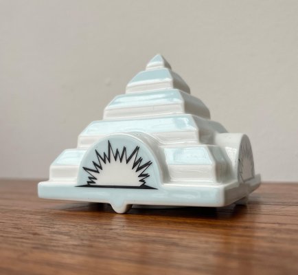 Postmodern Limited Edition Philip Morris Porcelain Stacking Ashtray Pyramide Tip Lid by Frank Stella for Rosenthal, 2000s-UAH-1749988