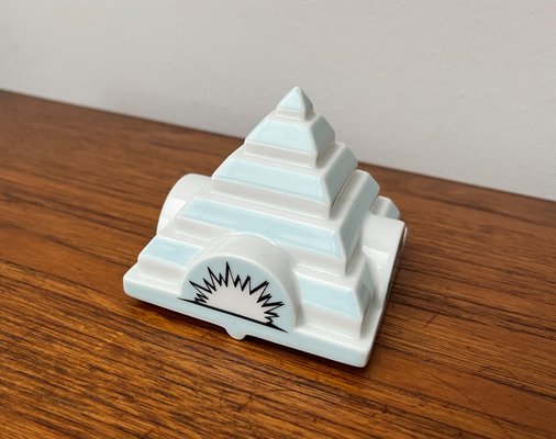 Postmodern Limited Edition Philip Morris Porcelain Stacking Ashtray Pyramide Tip Lid by Frank Stella for Rosenthal, 2000s-UAH-1749988