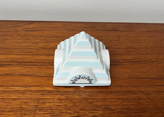 Postmodern Limited Edition Philip Morris Porcelain Stacking Ashtray Pyramide Tip Lid by Frank Stella for Rosenthal, 2000s-UAH-1749988