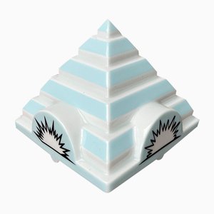 Postmodern Limited Edition Philip Morris Porcelain Stacking Ashtray Pyramide Tip Lid by Frank Stella for Rosenthal, 2000s-UAH-1749988