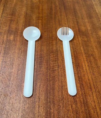 Postmodern Minimalist Swiss Salad Servers, Set of 2-UAH-1811270