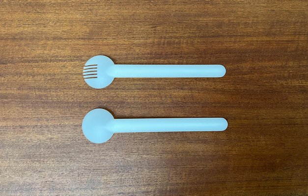 Postmodern Minimalist Swiss Salad Servers, Set of 2-UAH-1811270