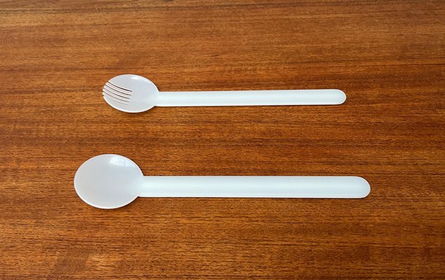 Postmodern Minimalist Swiss Salad Servers, Set of 2-UAH-1811270