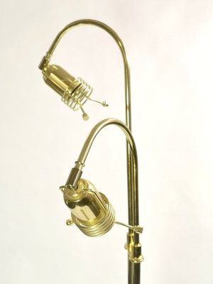 Postmodern Polished Brass Floor Lamp, 1990s-UWE-1408091