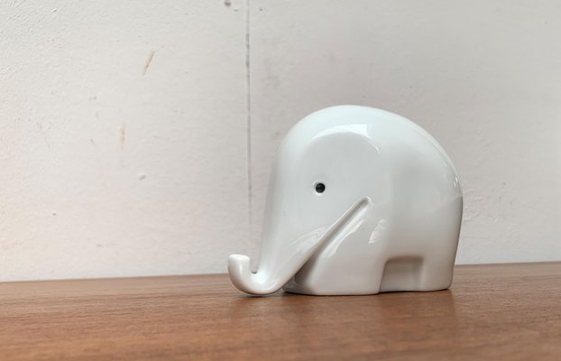 Postmodern Porcelain Elephant Figurine and Penny Bank by Luigi Colani for Höchst, 1980s-UAH-1627458