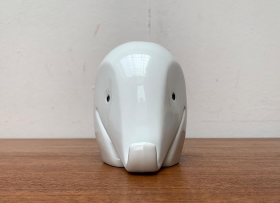 Postmodern Porcelain Elephant Figurine and Penny Bank by Luigi Colani for Höchst, 1980s-UAH-1627458