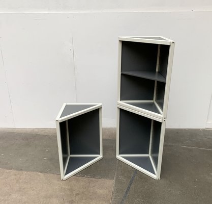 Postmodern Profilsystem Corner Cabinets by Elmar Flötotto for Flötotto, Germany, 1980s, Set of 3-UAH-1425189