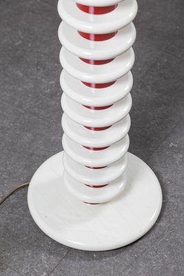 Postmodern Red & White Floor Lamp, 1970s-LMR-1437655