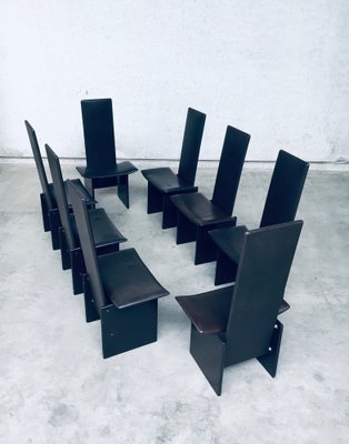 Postmodern Rennie Dining Chair Set by Kazuhide Takahama for Simon Gavina, Italy, 1980s, Set of 8-RQV-1354752