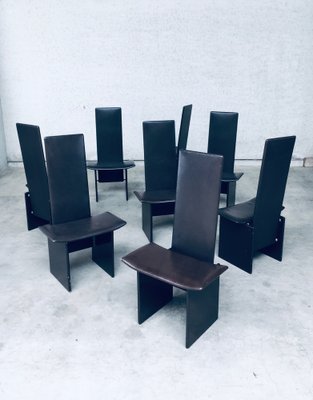 Postmodern Rennie Dining Chair Set by Kazuhide Takahama for Simon Gavina, Italy, 1980s, Set of 8-RQV-1354752