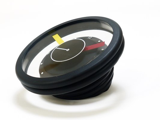 Postmodern Round Pop Art Desk or Table Clock, Italy, 1990s-MWV-1719807