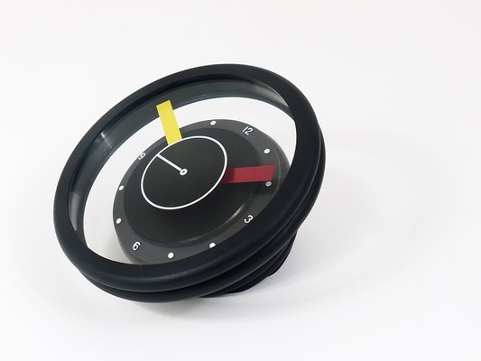 Postmodern Round Pop Art Desk or Table Clock, Italy, 1990s-MWV-1719807