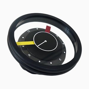 Postmodern Round Pop Art Desk or Table Clock, Italy, 1990s-MWV-1719807