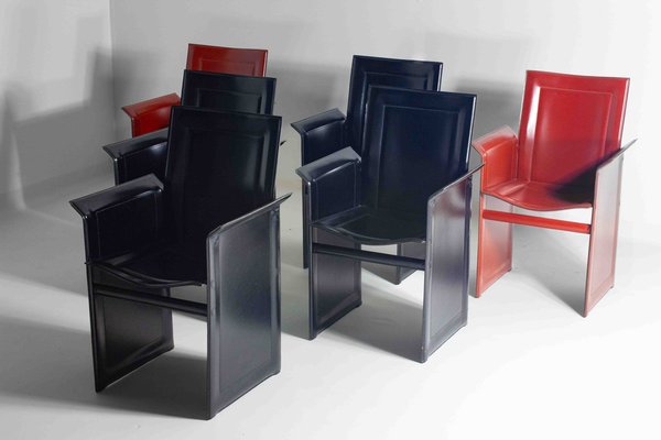 Postmodern Solaria Chairs by Arrben, Italy, 1980s, Set of 6-LIO-1821243