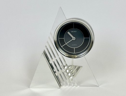 Postmodern Table Clock from Seiko, Japan, 1980s-ZCY-2020720