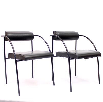 Postmodern Vienna Chairs by Rodney Kinsman for Bieffeplast, 1980s, Set of 2-KQ-1427898