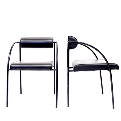 Postmodern Vienna Chairs by Rodney Kinsman for Bieffeplast, 1980s, Set of 2-KQ-1427898