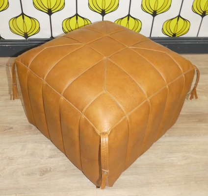 Pouf in Imitation Leather from Wagner, 1970s-AFE-1756922