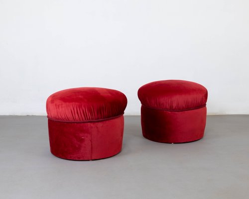 Pouf Stool, 1950s-LMR-1089193