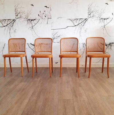 Prague or No. 811 Chairs from Ligna, 1970s, Set of 4-SJU-2021351