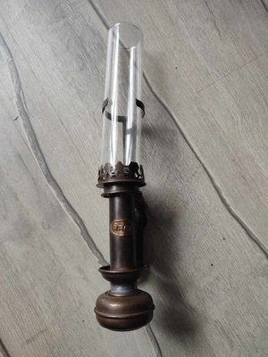 Pre-War Brass Wall Lamp by RRC, 1890s-CAQ-1763130